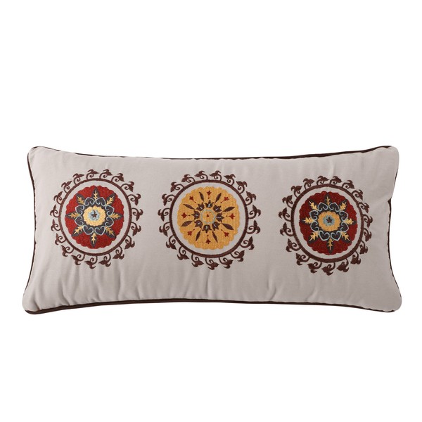Greenland Home Andorra Decorative Pillow, 1 Count (Pack of 1), Multicolor