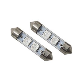 Diode Dynamics 39mm SMF2 LED Bulbs (Pair), Green