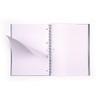 MILAN® A4 notebook with hardcover, 5x5 mm grid, 80 sheets,