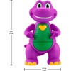 Barney World Musical Toy Heart Hands Figure, 5.7 Inches Tall