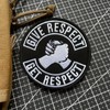 Give Respect-Get Respect Morale Meme Patch Embroidered Backpack Hook Loop