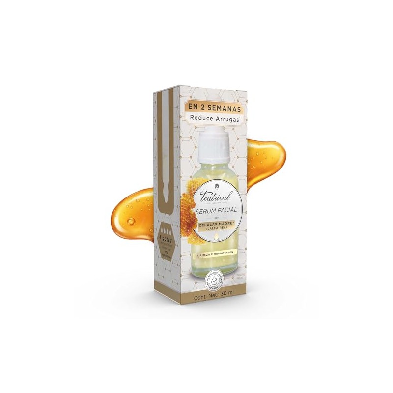 TEATRICAL Sérum Facial, Con células madre y jalea real para