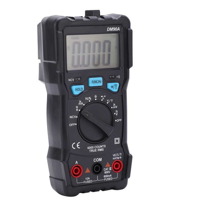 DM90A AutoRanging Digital Multimeter High Accuracy Mini Automatic Multimeter 10A/600V