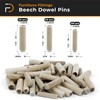 100Pcs Wooden Dowel Pins Fluted Wood Dowel Pins Made of