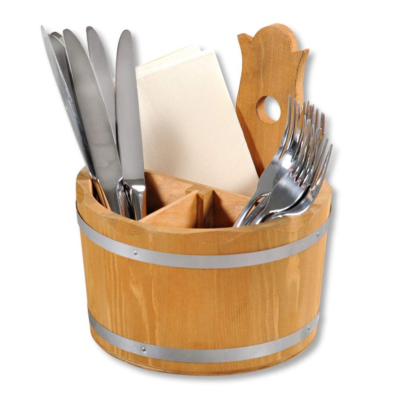 KESPER 69295 Storage Box/Cutlery Container Diameter 17 cm Height 20