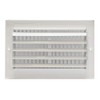 EZ-FLO 61610, White Two-Way Sidewall/Ceiling Register, 10 inch (W) x