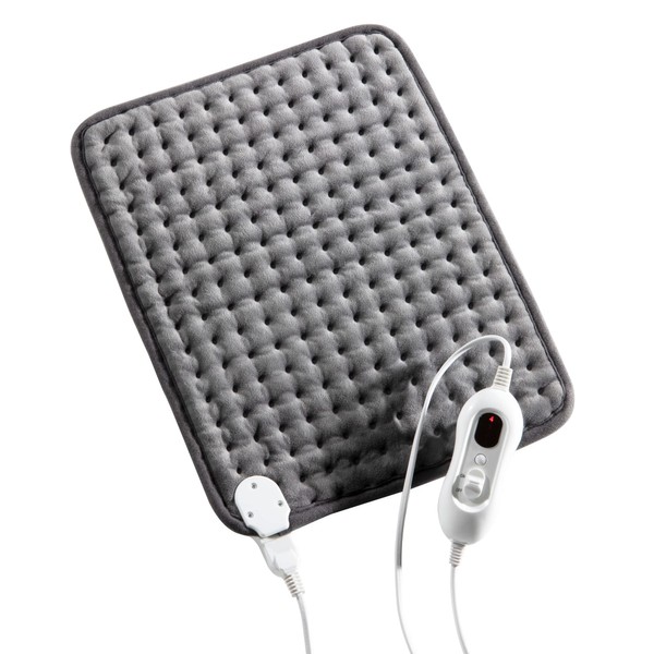 Daewoo HEA1838 Electric Heating Mat Muscle Joint and Back Warmer with 4 Heat Settings, Removable Regulator, Machine Washable 30 x 40 cm