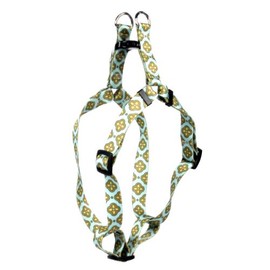 Yellow Dog Design Cleo Blue Step-in Dog Harness 3/4" Wide and Fits Chest Circumference of 9 to 15", Small