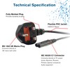 C2G 1M C7 Power Cable (BS1363 to IEC 60320C7) Figure