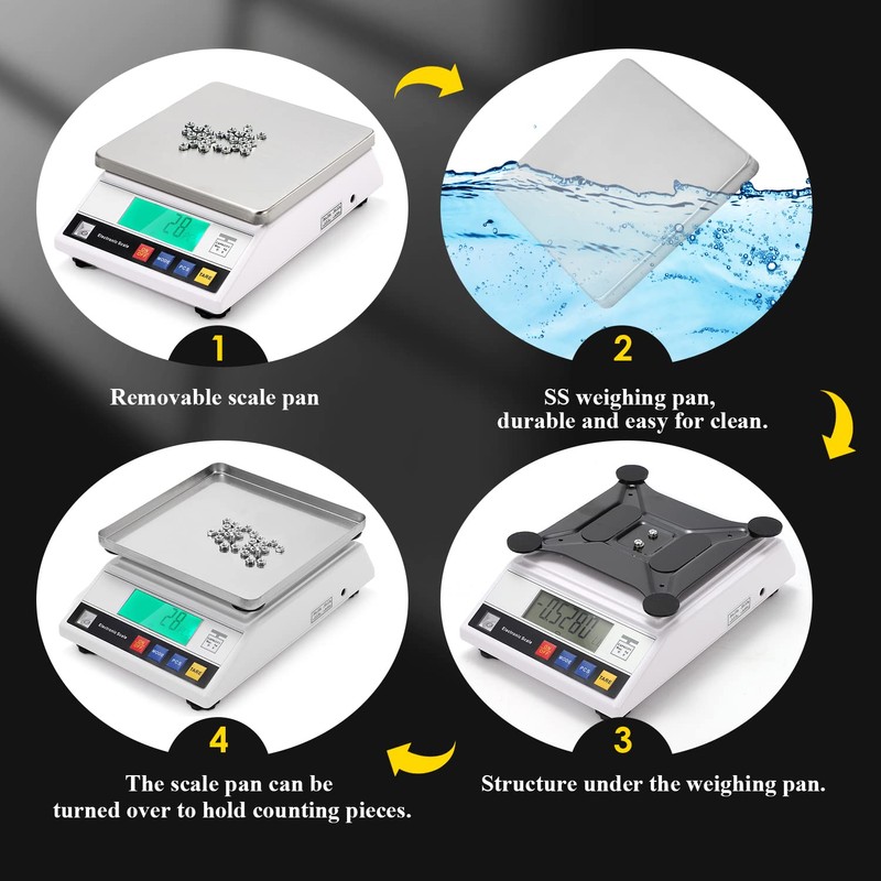 CGOLDENWALL High Precision Scale 5kg 0.1g Digital Accurate Electronic Balance