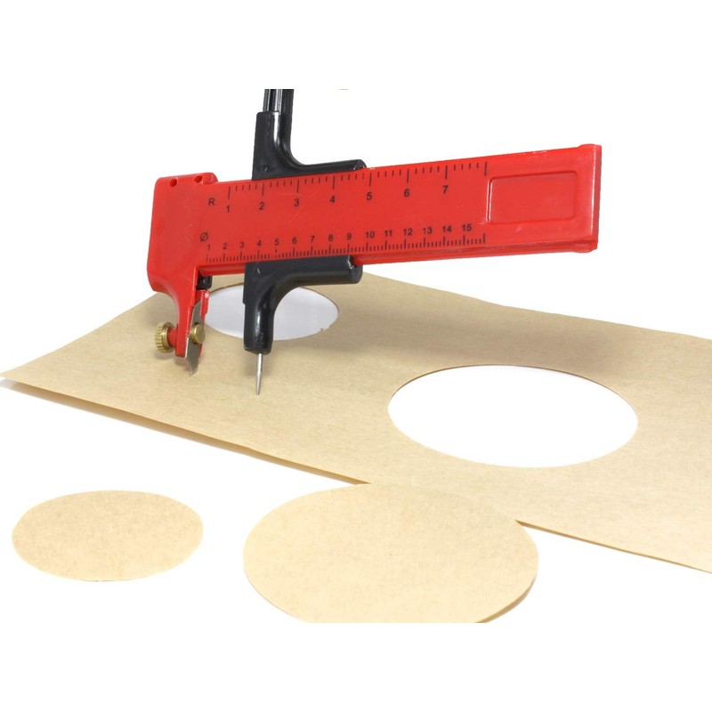 Compass Cutter, Cutting Compass, Circular Cutter, Compatible with Diameter 0.8