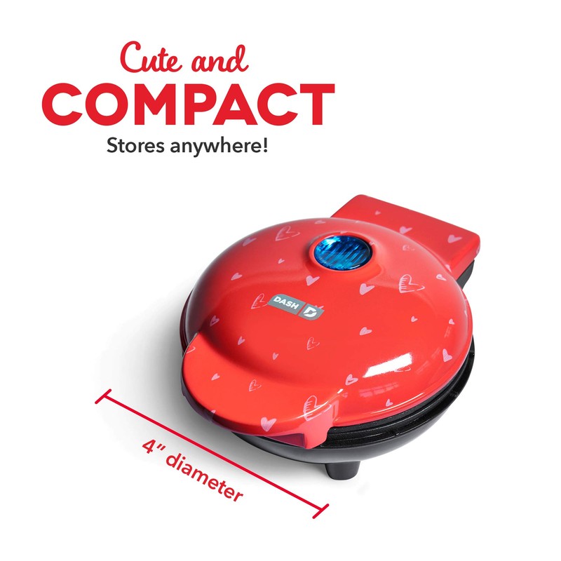 DASH Mini Maker for Individual Waffles, Hash Browns, Keto Chaffles