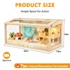 XiaZ Hamster Cage,32Inch Large Hamster Cage with Panoramic View and