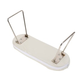 Minkissy Nail Art Hand Pillow Nail Arm Rest Cushion with Folding Bracket Pu Leather for Salon Use Stylish Design for Comfortable Manicure Sessions