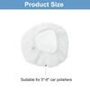 sourcing map 6pcs Car Polisher Bonnet Buffing Pad Cotton Fabric