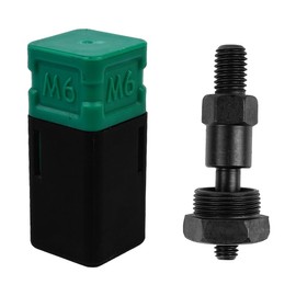 Sarini 1-Pack Rivet Nut, Heavy Duty Manual Rivet Head, Manual Pull Rivet Head, Rivet Head Spare Parts Industrial Supplies, Riveting Tool, M6, Manual Nut Rivet