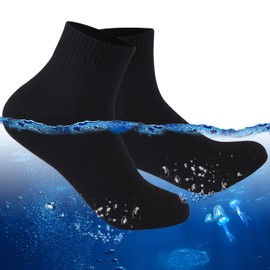 RANDY SUN Waterproof Hiking Socks, Womens Mens Winter Cushioned Trekking Ankle Dry Socks for Soccer Jogging 1 Pair
