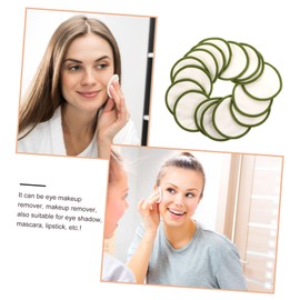 WOONEKY Pcs Reusable Makeup Remover Pads Bamboo Makeup Remover Wipes Set for Daily Cleansing