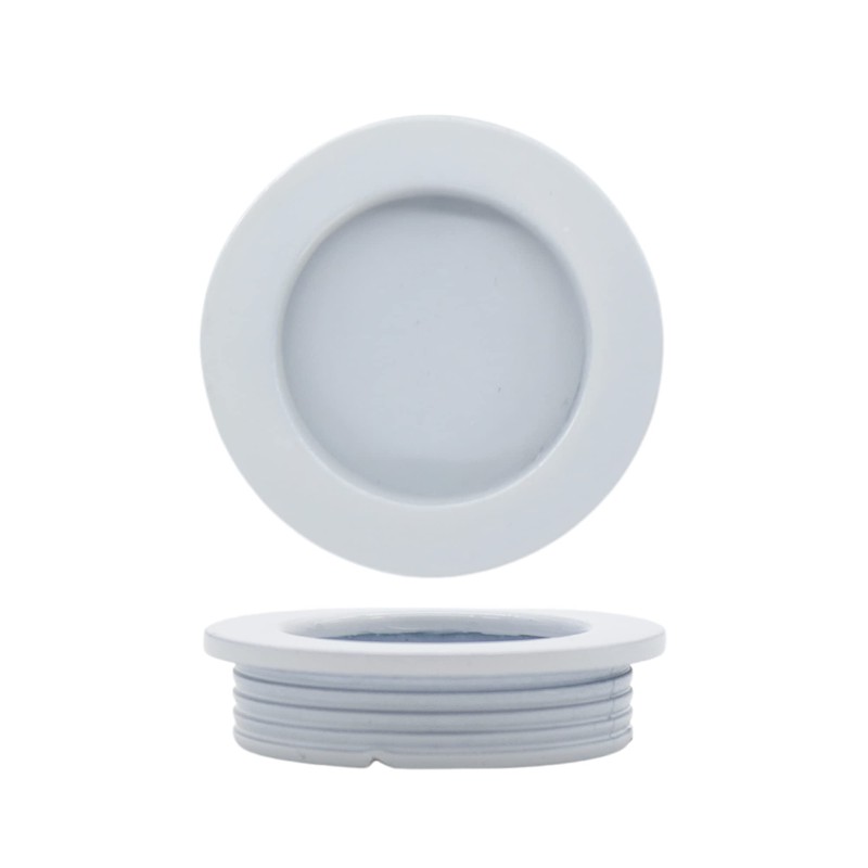 DOJA Barcelona Inlet Handle, White, Round, Diameter 40.5 x 10
