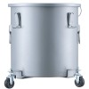 8 Gal Carbon Steel Fryer Grease Bucket Rust-Proof Coating Oil