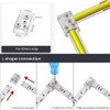 YUTOKEER 10mm Solder-Free LED Strip Connector - Supports L-Shape &