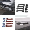 crosselec Carbon Fiber Door Handles Trim Cover for 2015-2021 Chrysler