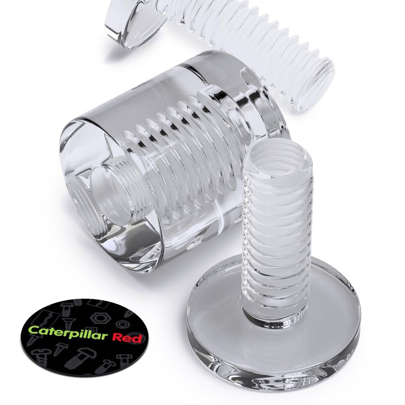 4 x Clear Standoffs, Glass Like, Acrylic, transparent spacers, plastic,