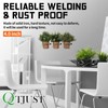 QTJUST 4in 8Pack Wall Flower Pot Holder Ring Plant Hanger,
