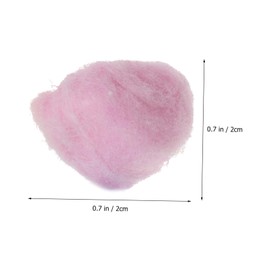 Vaguelly 500g Colorful Cotton Balls for Babies Pink Yellow Blue Soft Face Cleaning and Makeup Cotton for Newborns and Sensitive Skin