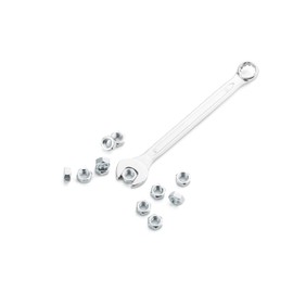 Pack of 50 Hexagon Nuts - M6 - Rust-Proof Galvanised - Nuts, Nuts, Screw Nuts, Hexagonal Nuts with Metric Right Hand Thread According to DIN 934 Standard