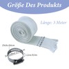 30 mm Exhaust Hose, 300 cm Additional Heating Hose, Fibreglass