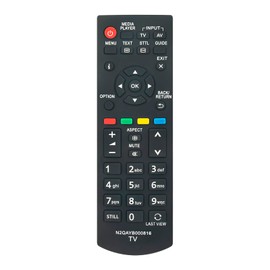 AULCMEET N2QAYB000816 Sub N2QAYB000818 N2QAYB000976 New Replace Remote fit for Panasonic TV TX42AR400A TX42AW404 TX50A400E TX50AW404 TXL19XM6B TXL19XM6E TXL24XM6B TXL24XM6E