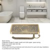 Toilet Paper Holder Multipurpose Retro Elegant Zinc Alloy Double Layer