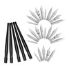 Parliky 1set Versatile Manga Pen Nibs Metal Tips for Calligraphy