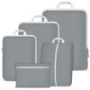 Compression Packing Cubes Set, Ultralight Expandable Travel Organizers for Carry