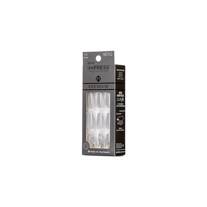 KISS imPRESS Press-On Manicure Premium Collection Fake Nails - Legacy,