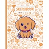 Sketchbook: Cute Goldendoodle Dog - Large Notebook for Drawing, Doodling,