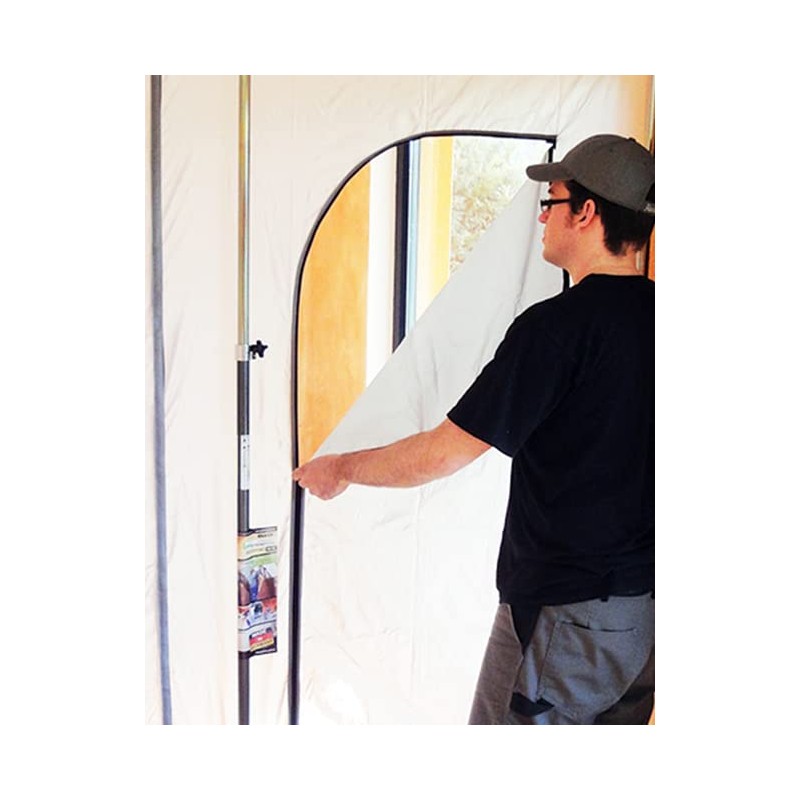 Dust protection door / wall 310 x 130 cm Velcro
