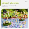 jrootouh 300 Pack Mini Animals Tiny Chicken Figurines Bulk for