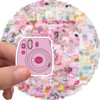 Pack of 400 Preppy Stickers, Pink Cute Aesthetic Stickers for