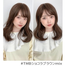 Brightlele hf1052-TMB Wig, Medium, Full Wig, Semi-Long, Long, Natural, Wig, Ladies Wig, Wig Cap