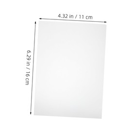 Operitacx 100pcs Laminating Sheets for Photo Thermal Laminating Pouches Protective Lamination Film Plastic for Laminator