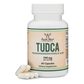 Double Wood Tudca Tauroursodeoxycholic Acid 500 Mg 60 Cáps Sabor Sin Sabor