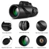 80X100 Monocular Telescope with Low Night Vision High Powered Monocular
