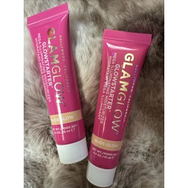 GlamGlow GLOWSTARTER Mega Illuminating Moisturizer Nude Glow Set Lot Of 2 - 1oz