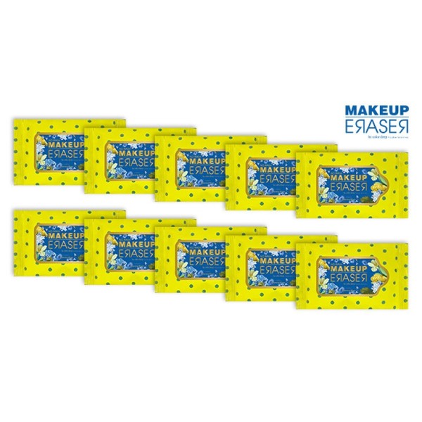 Mobile Color Deep Makeup Eraser Yellow 10 sheets x 10