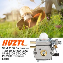HUZTL SRM 2100 Carbretor Tune Up Kit for Echo SRM-2100 GT-2000 PE-2400 Trimmer Edger