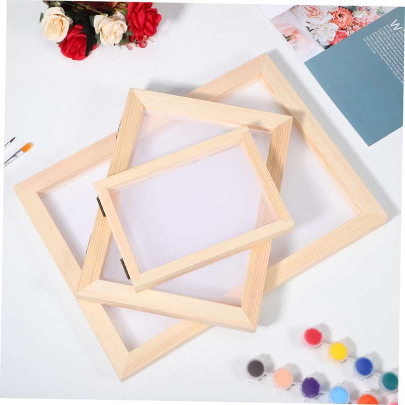 SEWACC Double Layer Screen Paper Making Kit Deckle Mould Craft