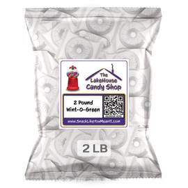 LIFE SAVERS Wint-O-Green Hard Candy Bulk - 2 Lbs - Lifesavers Individually Wrapped Mints - Wintergreen Flavor - Packaged by The LakeHouse Candy Shoppe