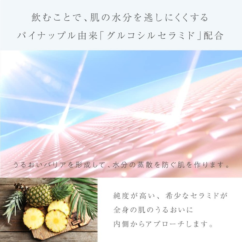 マスターホワイト 飲むスキンケア 肌 保湿 セラミド 乾燥 機能性表示 サプリメント タブレット 30日分